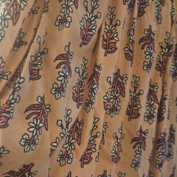 Knox Rose Multicolor tiered boho CottageCore sleeveless dress pockets maxi S - Picture 11 of 11